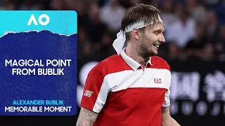 Alexander Bublik Wins a CRAZY Point! | Australian Open 2026