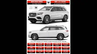 Mercedes Benz GLS 400D Quick Infographic #shorts