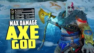 МАКСИМАЛЬНЫЙ УРОН ТОПОРА ПЛАВИТ ВСЕ | God of War Ragnar&ouml;k