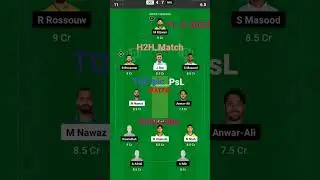 🔥🔥Top Pic psl match👈 Dream 11 #dream #tata #ipl #indian #dream11 #view #psl #vission #indain