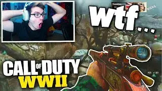 OUT OF MAP TRICKSHOT KILLCAM! (COD WW2 Glitch Trickshot)