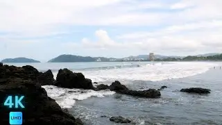 Costa Rican Beach ASMR Ocean Waves at Playa Madrigal, Jacó