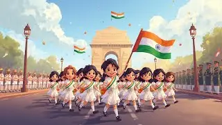 Tiranga Ki Shaan 🇮🇳 | Kids Patriotic song । Indian parade 