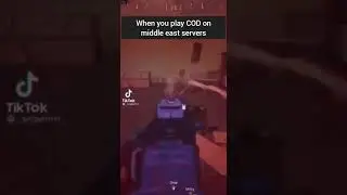 When you play COD in middle east servers