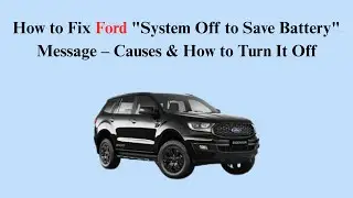 How to Fix Ford 