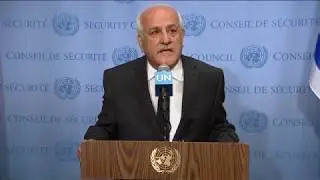 Riyad H. Mansour (Palestine) on Middle East (including the Palestinian question) - SC Media Stakeout