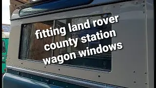 установка окон Land Rover County Station Wagon
