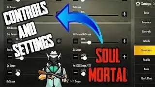 Bgmi,Pubg sensitivity setting Soul Mortal Game sensitivity How to copy sensitivity code any device
