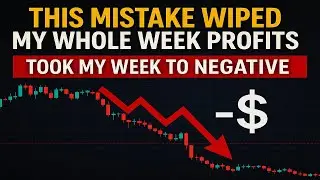 Made this one mistake, and wiped out entire week of profits. (Day 23 of 100 days of trading.)