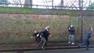 Na planie klipu ZBR/RB-Odcinam Sie Feat. Dj Gondek