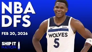 NBA DFS Process | DraftKings & FanDuel Picks, Plays & Slate Breakdown | Friday, 02/20/26