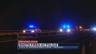 Shots fired at Jackson Police on I-55 S. at Waterworks Curve