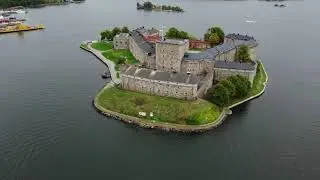 Vaxholm Citadel — Swedish Castle — Drone 4K — DJI Mini 2 #vaxholm #swedencastles #djimini2