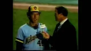 1984 Bill Freehan interviews Pat Dobson Detroit Tigers Milwaukee Brewers