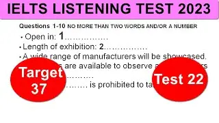 IELTS LISTENING Practice Test 2023 with ANSWERS [Real Exam Simulation Test 22]