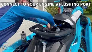 Salt-Neutralizing Boat & Jet Ski Motor Flush + Protectant (EpicFlush+) Marine Engine Cleaner.