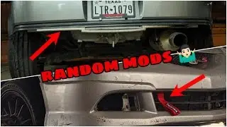 Random RSX Mods | Tow Strap Install & Cut Bumper