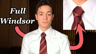 The most formal tie knot (full-Windsor)