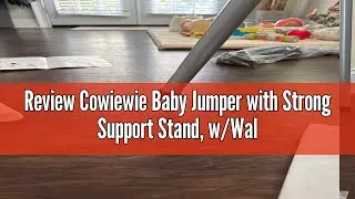 Review Cowiewie Baby Jumper with Strong Support Stand, w/Walking Harness Function, Baby Exerciser Qu