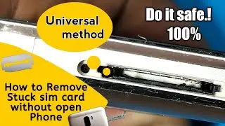 How to Remove Stuck sim card without open Smartphones || Do it Safe || Use the Tricks.