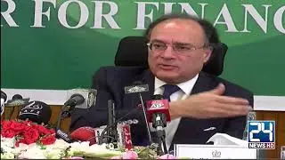 Federal Finance Minister Muhammad Aurangzeb Post Budget Press Conference - 24 News HD