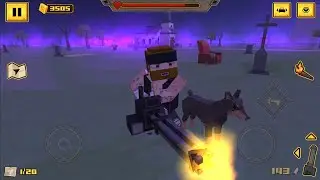 BLOCKAPOLYPSE&trade;: Zombie Shooter        / Look first / then install  #mobilegame  #gameplay   #games