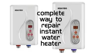 complete way to change the cell button of instant water heater | Tech Abbas512
