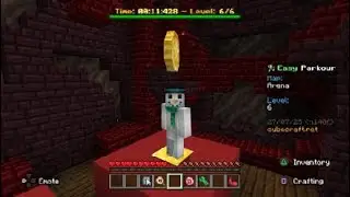 Minecraft Cubecraft Parkour | Arena (Easy) All 6 Levels in Gold