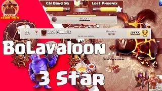 CaiBang SG vs Lost Phoenix || TH11 || 3 Stars War || Bolavaloon | Clan VNN # 13