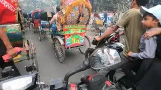 “Riding Through Dhaka’s Craziest Traffic – New Market City Ride!”
