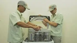 Hitachi Washing Machine Auto Self Clean Demonstration