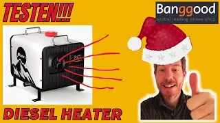 Banggood Hcaloty HB2B Diesel Heater Review en test!!