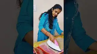 &ldquo;Small hack &rarr; Big difference 😍 Saree folding made simple!&rdquo;