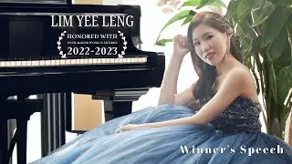 Winner's Speech - Lim Yee Leng, 2022-23 WOMCO Multi-Award Winner