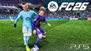 FC 26 | Celta Vigo vs Barcelona | La Liga | Lewandowski & Rashford vs Aspas & Larsen | PS5 [4K60]
