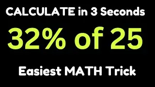 This EASY Math Percentage Trick will Blow Your Mind