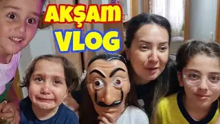 KUZENLERLE AKŞAM VLOG ! (BİZİM EVDE)