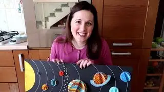 Costruiamo insieme un modellino del sistema solare! (Link al PDF in descrizione)