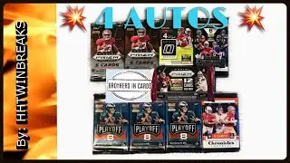 9 Football Packs 👊🏻 4 Autos ( BROTHERS IN CARDS )