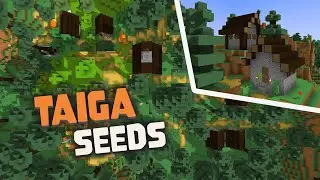 Best Taiga & Giant Tree Taiga Seeds for Minecraft  | Java Edition