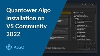 Quantower Algo with Visual Studio community 2022 and simple indicator code