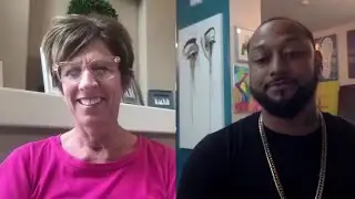 Lynda Kohler, President of SHARP Literacy, and Artist Vedale Hill