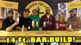 Building a 14 FT. Bar | RI Home Show Part 2