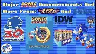 Sonic Merch News: Major Announcements for Sonic's 30th Anniversary!!!
