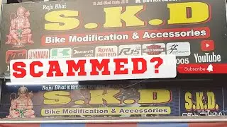 Disappointed with @SKDBIKEWORLD|| Aprilia scooty full lighting modification. #skdbikeworld