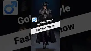 Gothic Style Men&rsquo;s Clothing #midjourney #outfit #fashiondesign #fashion #gothfashion #gothic