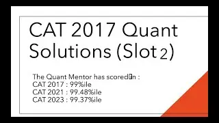 CAT 2017 Slot 2 - Q17: Numbers #catpyqs #cat2025prep #catquantitative #catquant #catquantitative