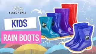 Rain Boots for Kids 🌧️
