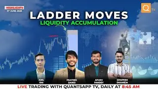 Nifty Prediction |Ladder moves  Liquidity Accumulation  | Option Trading Strategies