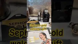 Sephora gold welcome gift#sephora #gold #gift #subscribe #like #shorts #shortvideo #jomalonelondon